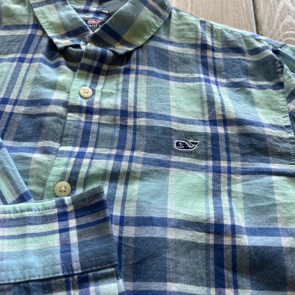 NWT Vineyard Vines L/S Boys Shirt